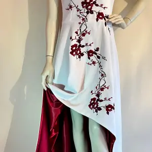 Dress with Floral Embroidery